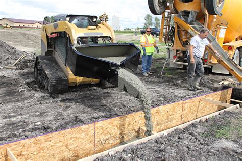 used concrete bucket for skid steer|skid steer concrete hopper bucket.